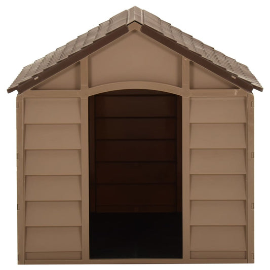 Dog House Brown 71x71.5x68 cm PP Dog House Brown 71x71.5x68 cm PP