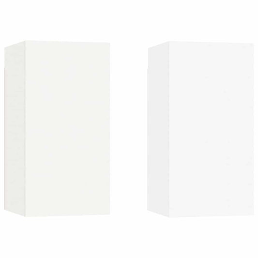 803327 vidaXL 2 Piece TV Cabinet Set White 30,5x30x60 cm Engineered Wood 803327 vidaXL 2 Piece TV Cabinet Set White 30,5x30x60 cm Engineered Wood