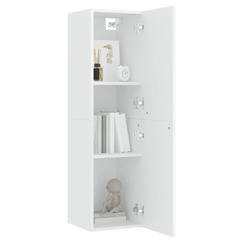 803362 vidaXL TV Cabinet White 30,5x30x110 cm Engineered Wood