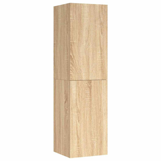803368 vidaXL TV Cabinet Sonoma Oak 30,5x30x110 cm Engineered Wood 803368 vidaXL TV Cabinet Sonoma Oak 30,5x30x110 cm Engineered Wood