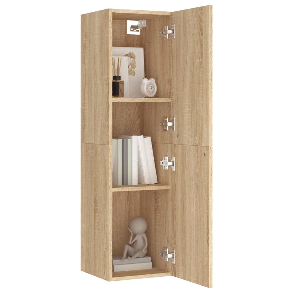 803368 vidaXL TV Cabinet Sonoma Oak 30,5x30x110 cm Engineered Wood