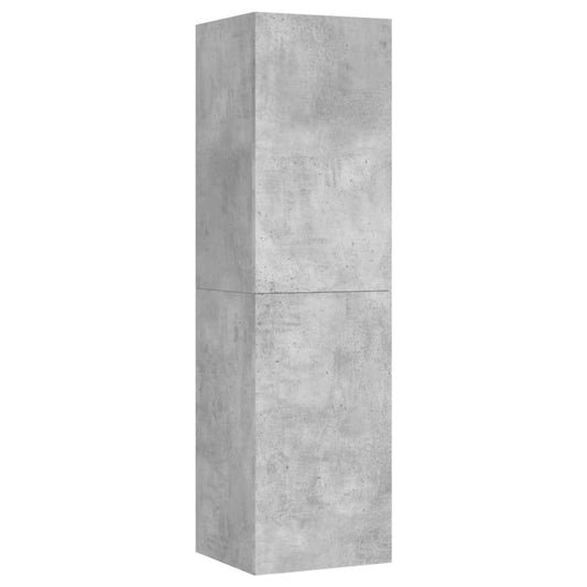 TV Cabinet Concrete Grey 30.5x30x110 cm Engineered Wood TV Cabinet Concrete Grey 30.5x30x110 cm Engineered Wood