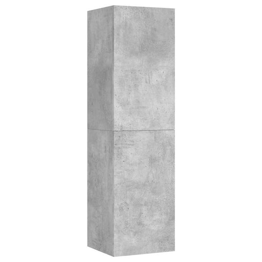 803370 vidaXL TV Cabinet Concrete Grey 30,5x30x110 cm Engineered Wood 803370 vidaXL TV Cabinet Concrete Grey 30,5x30x110 cm Engineered Wood