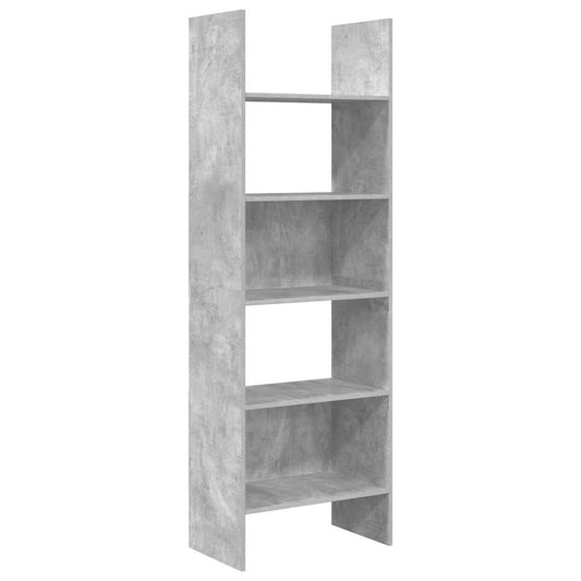 Book Cabinet Concrete Grey 60x35x180 cm Engineered Wood Book Cabinet Concrete Grey 60x35x180 cm Engineered Wood