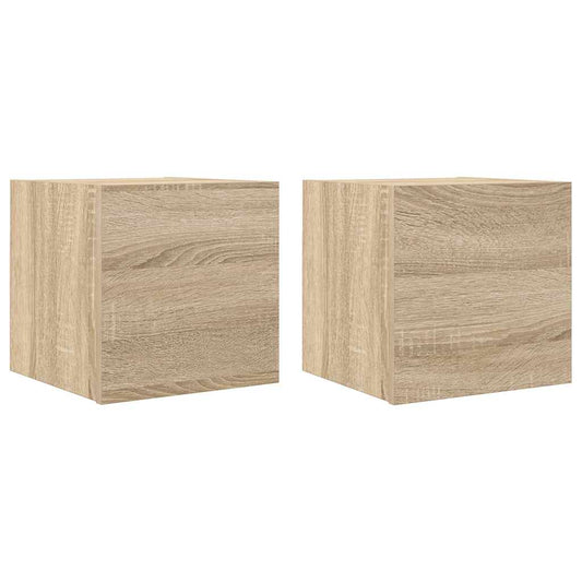 Wall Mounted TV Cabinets 2 pcs Sonoma Oak 30.5x30x30 cm Wall Mounted TV Cabinets 2 pcs Sonoma Oak 30.5x30x30 cm