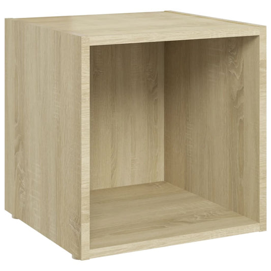 805507 vidaXL TV Cabinet Sonoma Oak 37x35x37 cm Engineered Wood 805507 vidaXL TV Cabinet Sonoma Oak 37x35x37 cm Engineered Wood