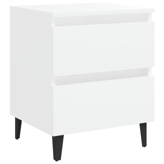 Bed Cabinet White 40x35x50 cm Engineered Wood Bed Cabinet White 40x35x50 cm Engineered Wood