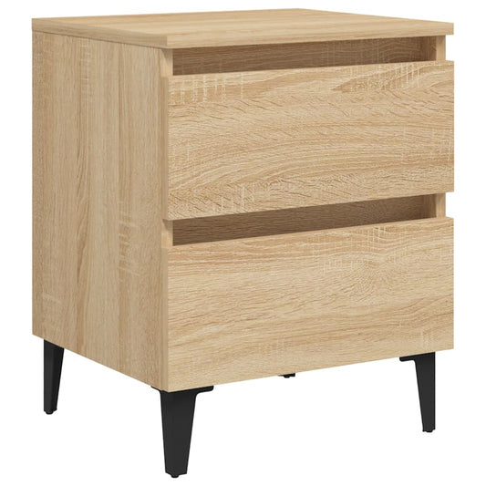 Bed Cabinet Sonoma Oak 40x35x50 cm Engineered Wood Bed Cabinet Sonoma Oak 40x35x50 cm Engineered Wood