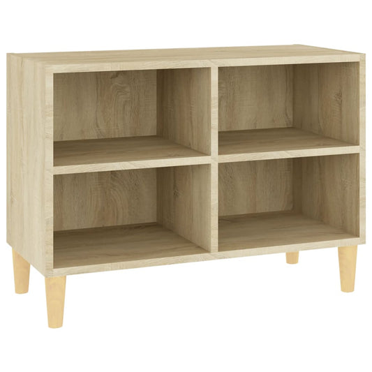 805926 vidaXL TV Cabinet with Solid Wood Legs Sonoma Oak 69,5x30x50 cm 805926 vidaXL TV Cabinet with Solid Wood Legs Sonoma Oak 69,5x30x50 cm