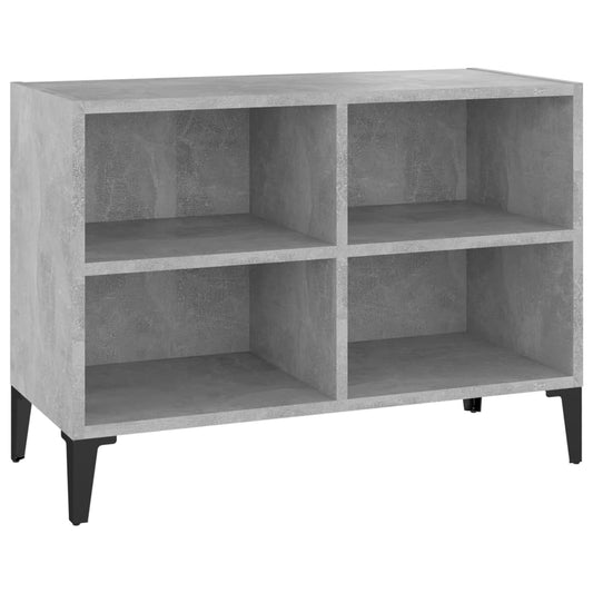 TV Cabinet with Metal Legs Concrete Grey 69.5x30x50 cm TV Cabinet with Metal Legs Concrete Grey 69.5x30x50 cm