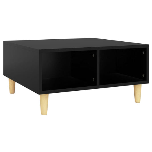 Coffee Table Black 60x60x30 cm Engineered Wood Coffee Table Black 60x60x30 cm Engineered Wood