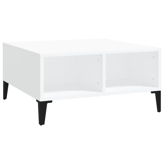 Coffee Table White 60x60x30 cm Engineered Wood Coffee Table White 60x60x30 cm Engineered Wood