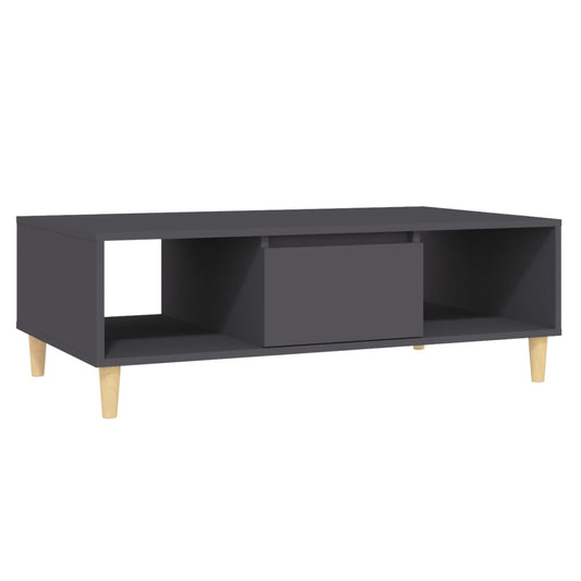 Coffee Table Grey 103.5x60x35 cm Engineered Wood Coffee Table Grey 103.5x60x35 cm Engineered Wood