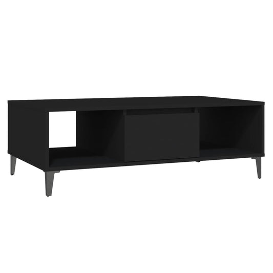 Coffee Table Black 103.5x60x35 cm Engineered Wood Coffee Table Black 103.5x60x35 cm Engineered Wood