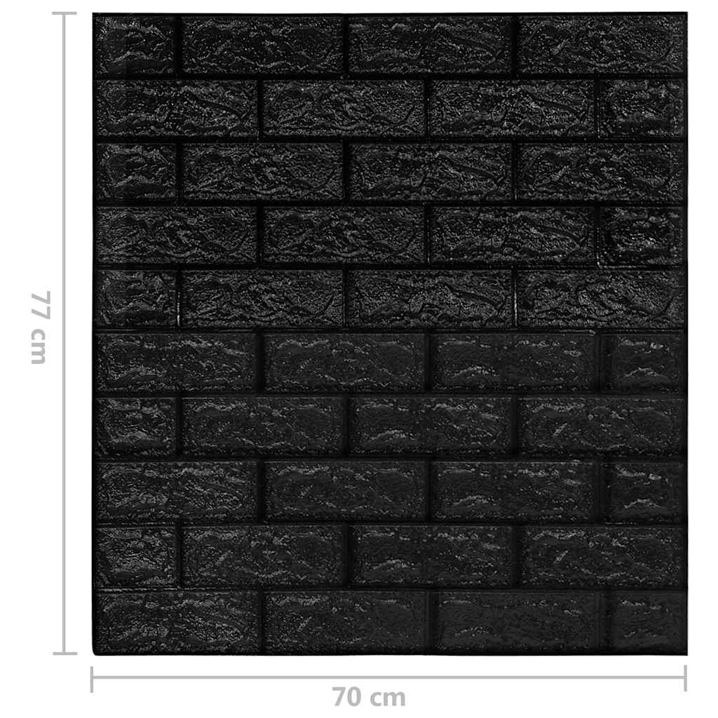 Wallpaper | Set of 10 | Black | PE Foam | Medium | Pattern | Wallpaper