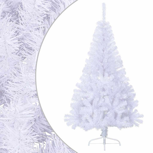 Artificial Half Christmas Tree | White | PVC, Steel | 150 cm high Artificial Half Christmas Tree | White | PVC, Steel | 150 cm high