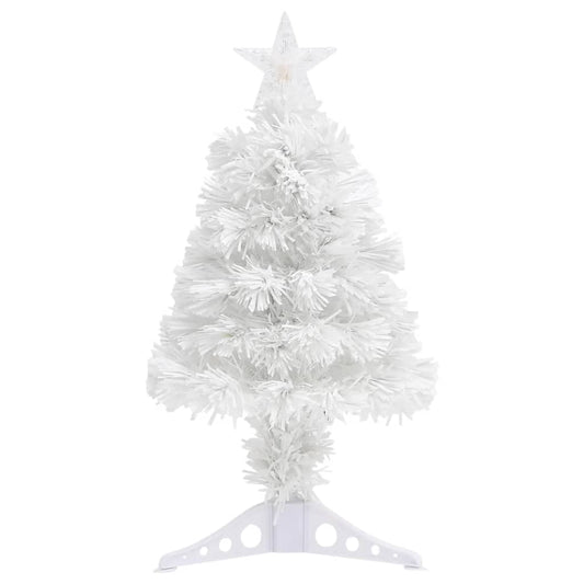 Artificial Pre-lit Christmas Tree White 64 cm Fibre Optic Artificial Pre-lit Christmas Tree White 64 cm Fibre Optic