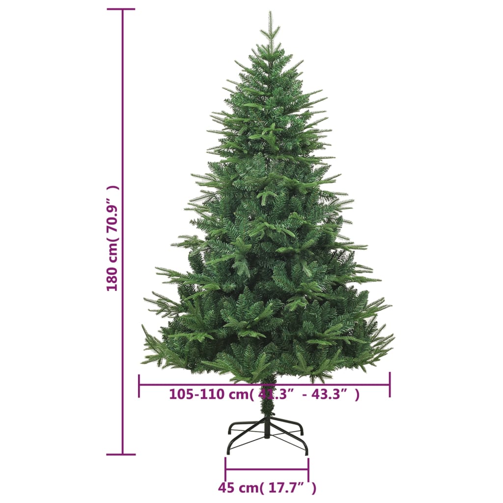 Artificial Christmas Tree | Green | PVC, PE, Steel | 180 cm