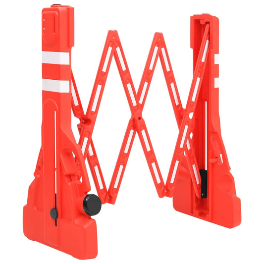 150989 vidaXL Folding Traffic Barrier Red 210x50x105 cm 150989 vidaXL Folding Traffic Barrier Red 210x50x105 cm