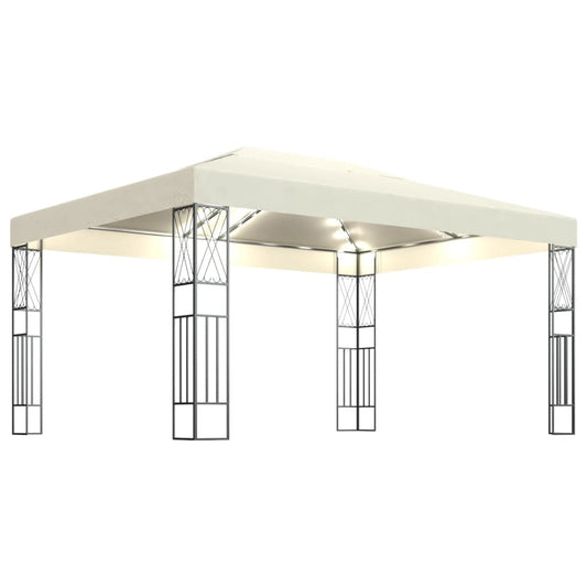 Gazebo | Cream | Steel, 100% Polyester | Large | UV-resistant materials Gazebo | Cream | Steel, 100% Polyester | Large | UV-resistant materials