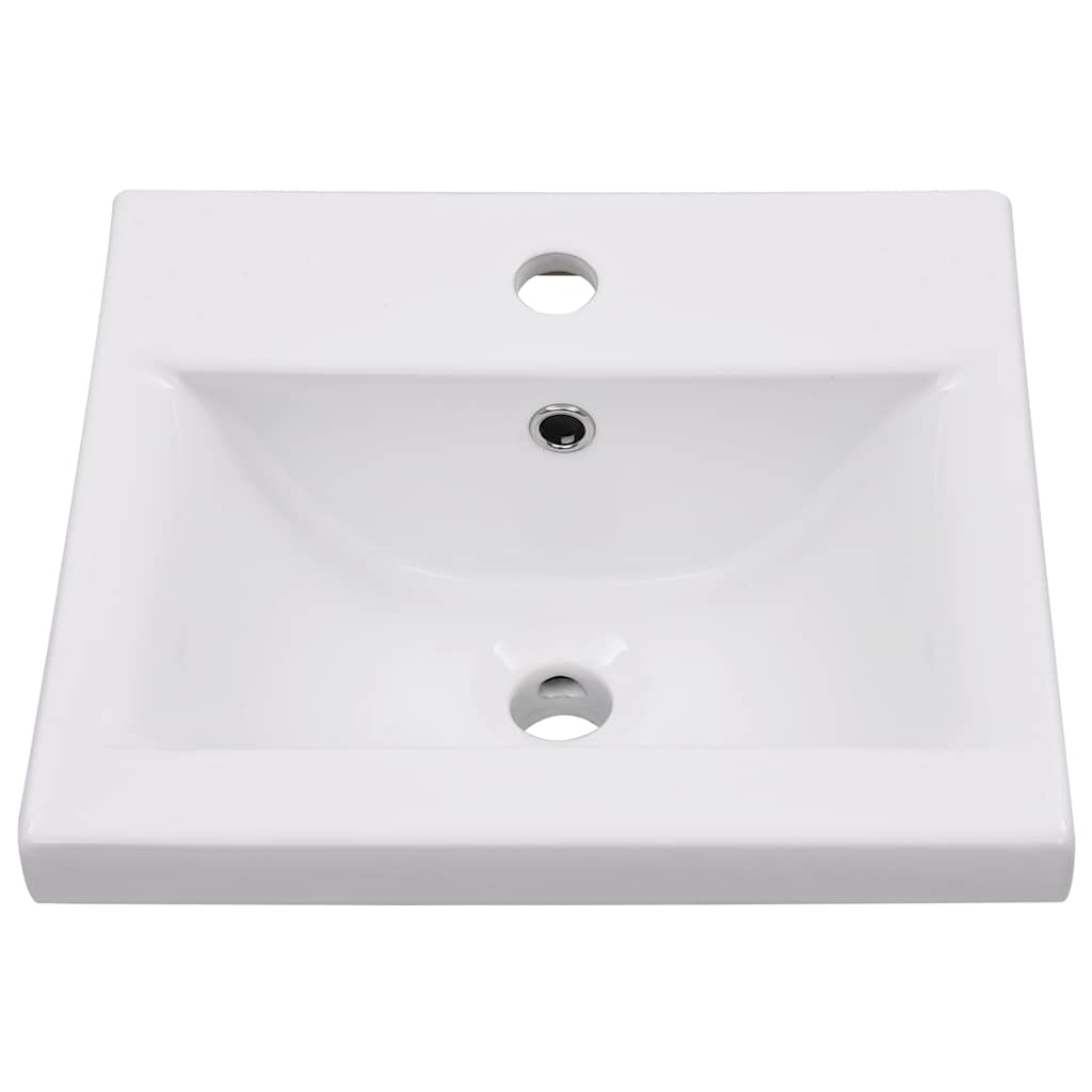 Bathroom Furniture Set White Engineered Wood