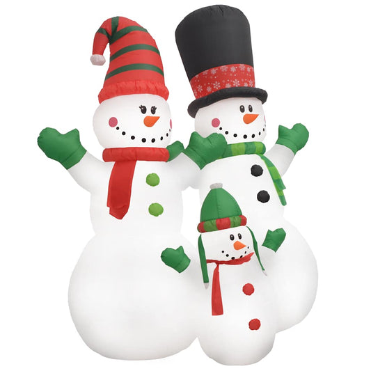 Christmas Inflatable Snowmen Family LED IP44 240 cm Christmas Inflatable Snowmen Family LED IP44 240 cm