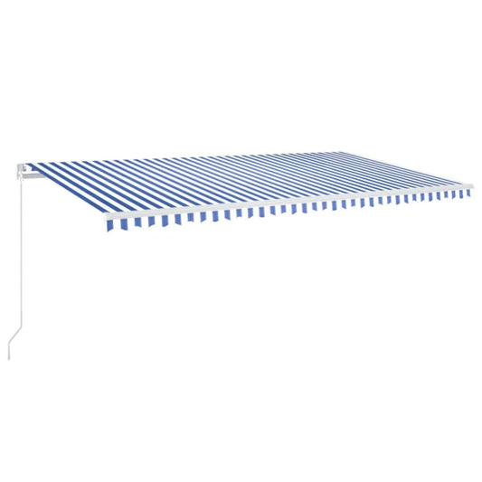 Retractable Awning | Blue and White Retractable Awning | Blue and White