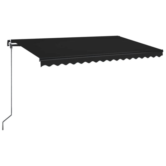Manual Retractable Awning 450x350 cm Anthracite Manual Retractable Awning 450x350 cm Anthracite
