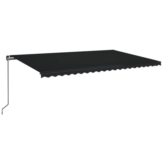 Manual Retractable Awning 500x350 cm Anthracite Manual Retractable Awning 500x350 cm Anthracite