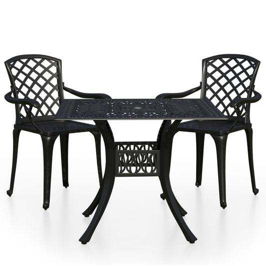 Bistro Set | Black | Cast aluminium | Standard | Bistro Set | Round Bistro Set | Black | Cast aluminium | Standard | Bistro Set | Round