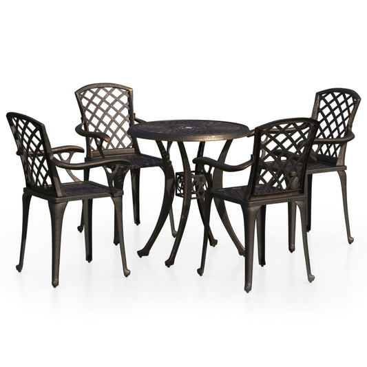 Bistro Set | Bronze | Cast Aluminium | Standard | Decorative Inlays Bistro Set | Bronze | Cast Aluminium | Standard | Decorative Inlays