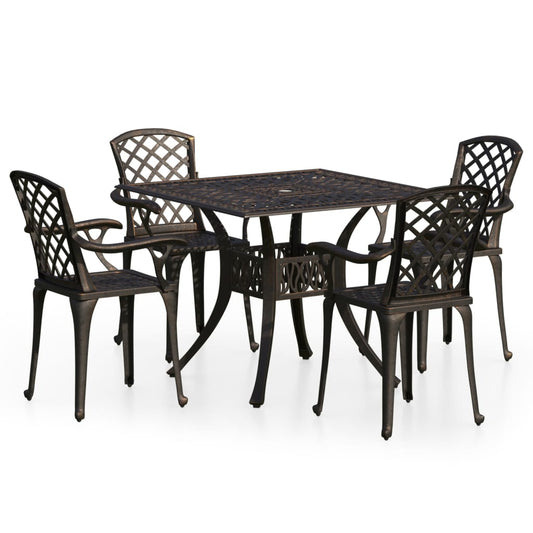 Bistro Set | Bronze | Cast Aluminium | Standard | Durable | Bistro Set Bistro Set | Bronze | Cast Aluminium | Standard | Durable | Bistro Set