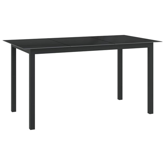 7 Piece Garden Dining Set Aluminium Anthracite 7 Piece Garden Dining Set Aluminium Anthracite