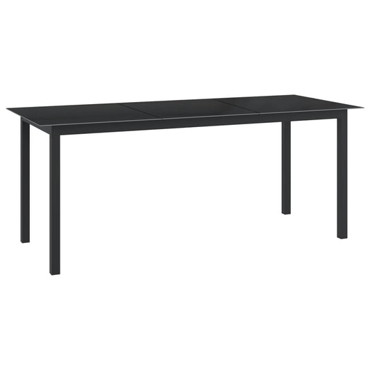 9 Piece Garden Dining Set Aluminium Anthracite 9 Piece Garden Dining Set Aluminium Anthracite