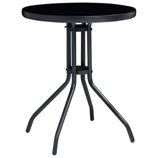 Bistro Set | Black and Anthracite | Aluminium | Small Bistro Set | Black and Anthracite | Aluminium | Small