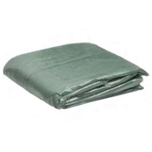 Greenhouse Replacement Cover (6.5025 m²) 255x255x194 cm Green Greenhouse Replacement Cover (6.5025 m²) 255x255x194 cm Green