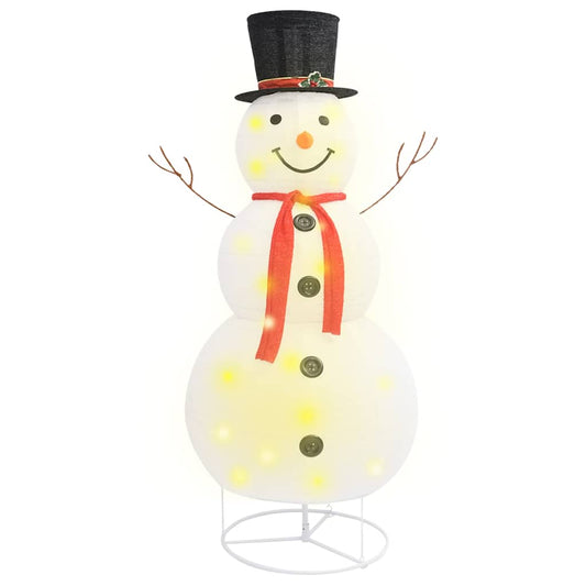 329762 vidaXL Decorative Christmas Snowman Figure LED Luxury Fabric 180cm 329762 vidaXL Decorative Christmas Snowman Figure LED Luxury Fabric 180cm