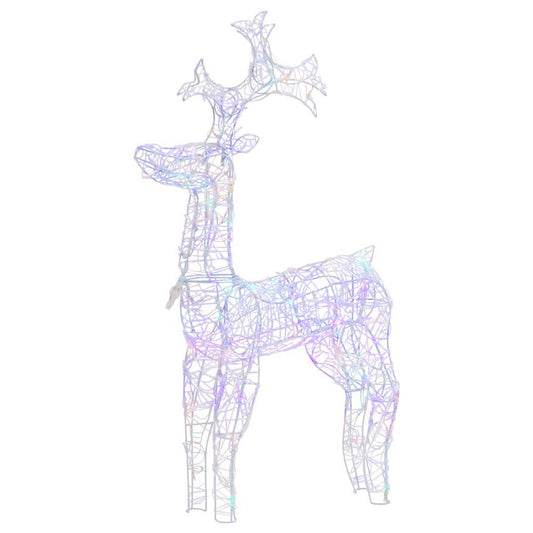 329780 vidaXL Reindeer Christmas Decoration 90 LEDs 60x16x100 cm Acrylic 329780 vidaXL Reindeer Christmas Decoration 90 LEDs 60x16x100 cm Acrylic