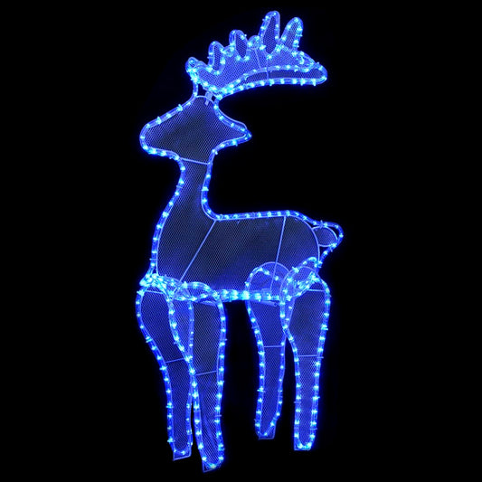 Reindeer Christmas Decoration with Mesh 306 LEDs 60x24x89cm Reindeer Christmas Decoration with Mesh 306 LEDs 60x24x89cm