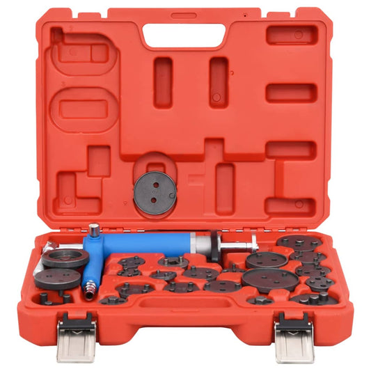 23 Piece Universal Air Brake Piston Calliper Wind-Back Tool Kit 23 Piece Universal Air Brake Piston Calliper Wind-Back Tool Kit