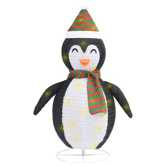 Decorative Christmas Snow Penguin Figure LED Luxury Fabric 120cm Decorative Christmas Snow Penguin Figure LED Luxury Fabric 120cm