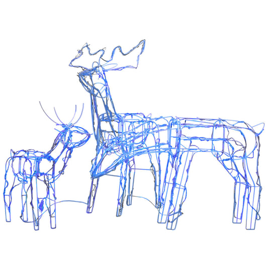 3 Piece Christmas Light Display Reindeers 229 LEDs 3 Piece Christmas Light Display Reindeers 229 LEDs