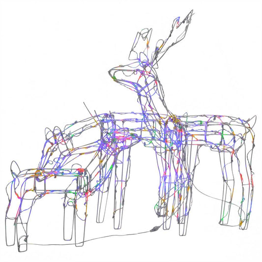 328542 vidaXL 3 Piece Christmas Light Display Reindeers 229 LEDs 328542 vidaXL 3 Piece Christmas Light Display Reindeers 229 LEDs