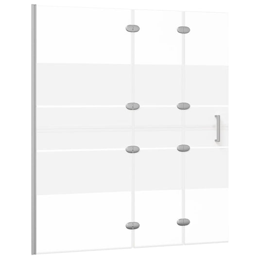 Folding Shower Enclosure ESG 120x140 cm White Folding Shower Enclosure ESG 120x140 cm White