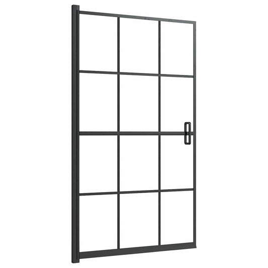 150746 vidaXL Shower Enclosure ESG 80x140 cm Black 150746 vidaXL Shower Enclosure ESG 80x140 cm Black