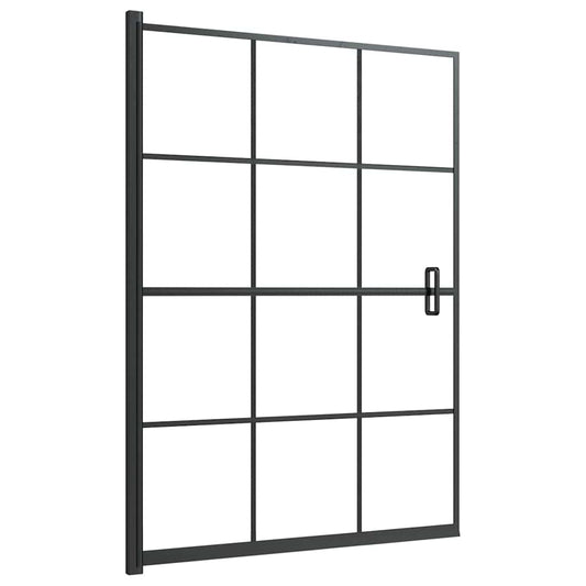 150747 vidaXL Shower Enclosure ESG 100x140 cm Black 150747 vidaXL Shower Enclosure ESG 100x140 cm Black