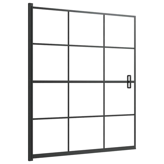 150748 vidaXL Shower Enclosure ESG 116x140 cm Black 150748 vidaXL Shower Enclosure ESG 116x140 cm Black