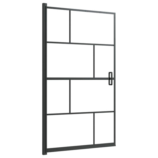 Shower Enclosure ESG 80x140 cm Black Shower Enclosure ESG 80x140 cm Black
