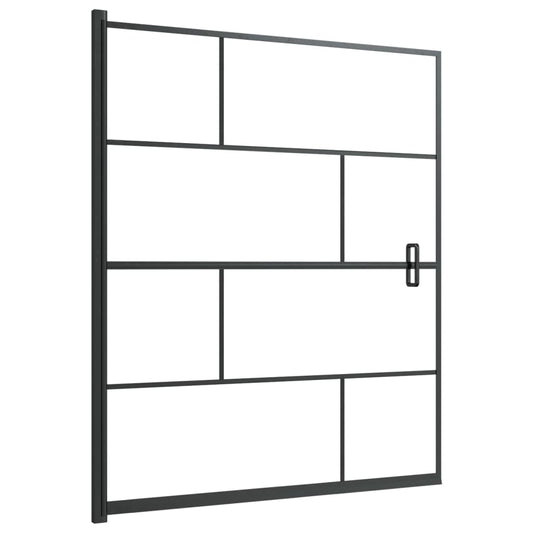 Shower Enclosure ESG 116x140 cm Black Shower Enclosure ESG 116x140 cm Black