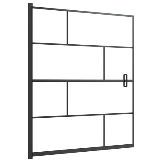 150751 vidaXL Shower Enclosure ESG 116x140 cm Black 150751 vidaXL Shower Enclosure ESG 116x140 cm Black